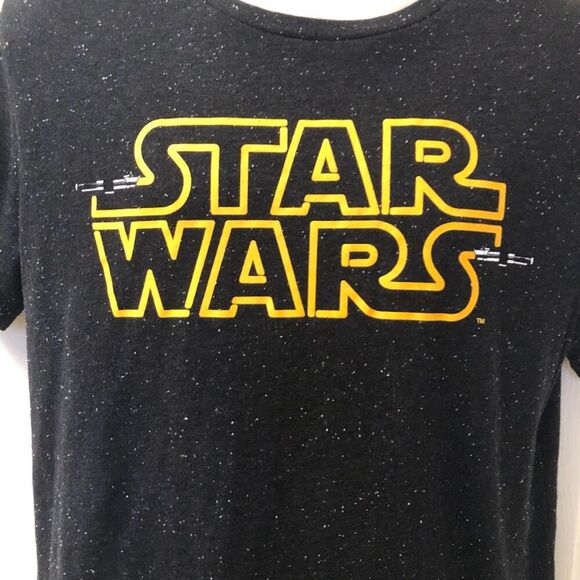 Star Wars Graphic T-shirt Galactic Galaxy Movie Merch Men's Large Black Unisex - Picture 5 of 8